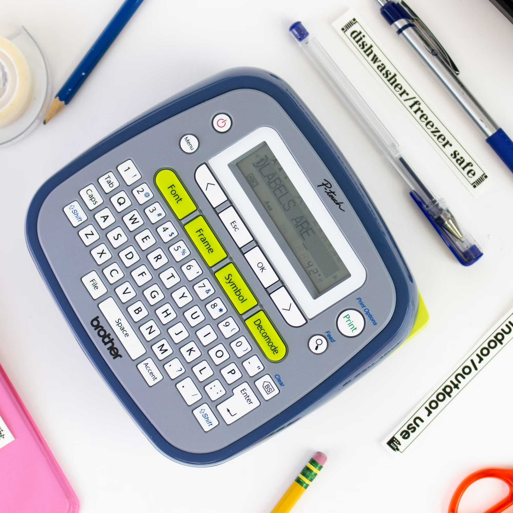 Brother P-Touch PT-D200G Label Maker with Tape