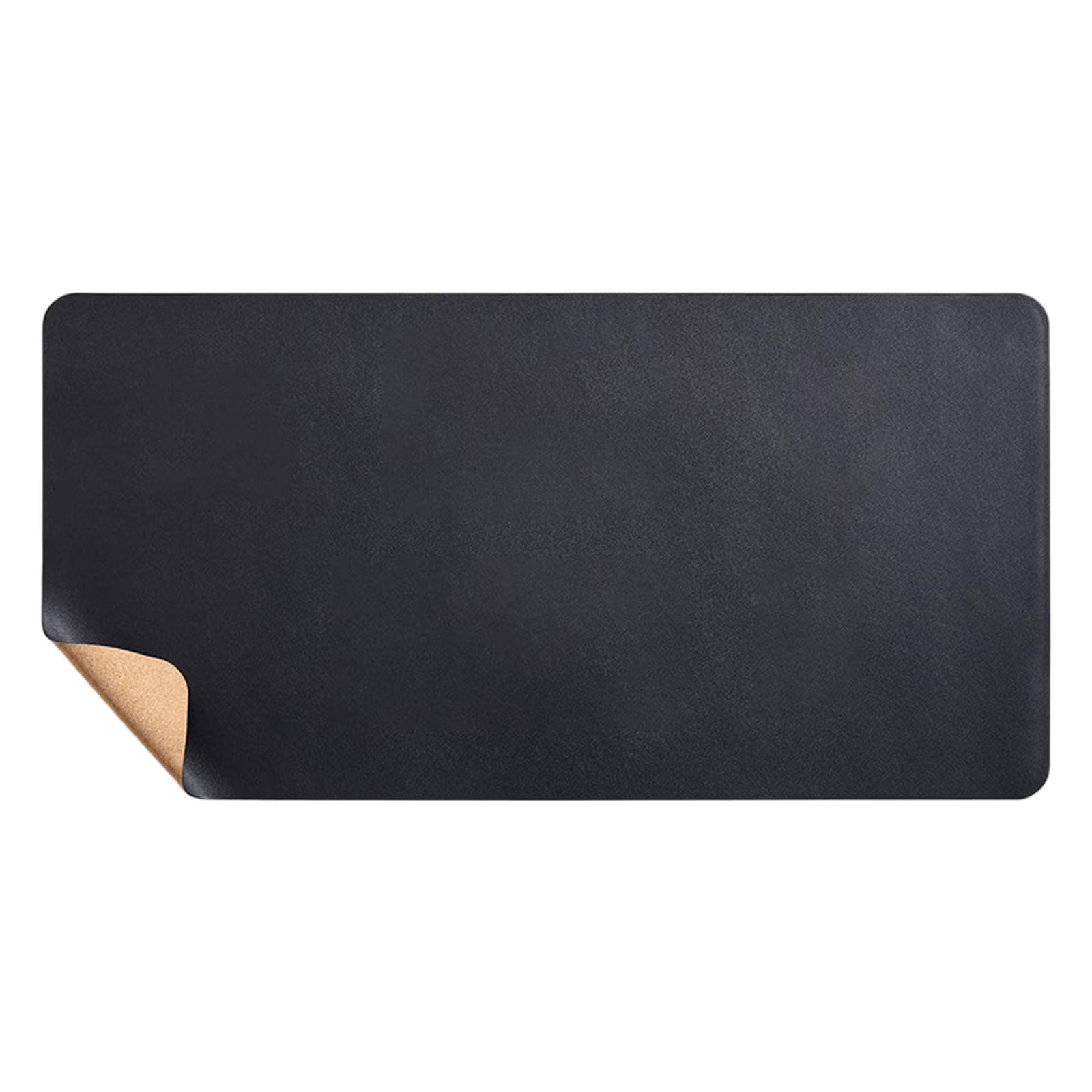 Leather Cork Desk Mat – 23.6" x 11.8" Multi-Purpose Table Protector