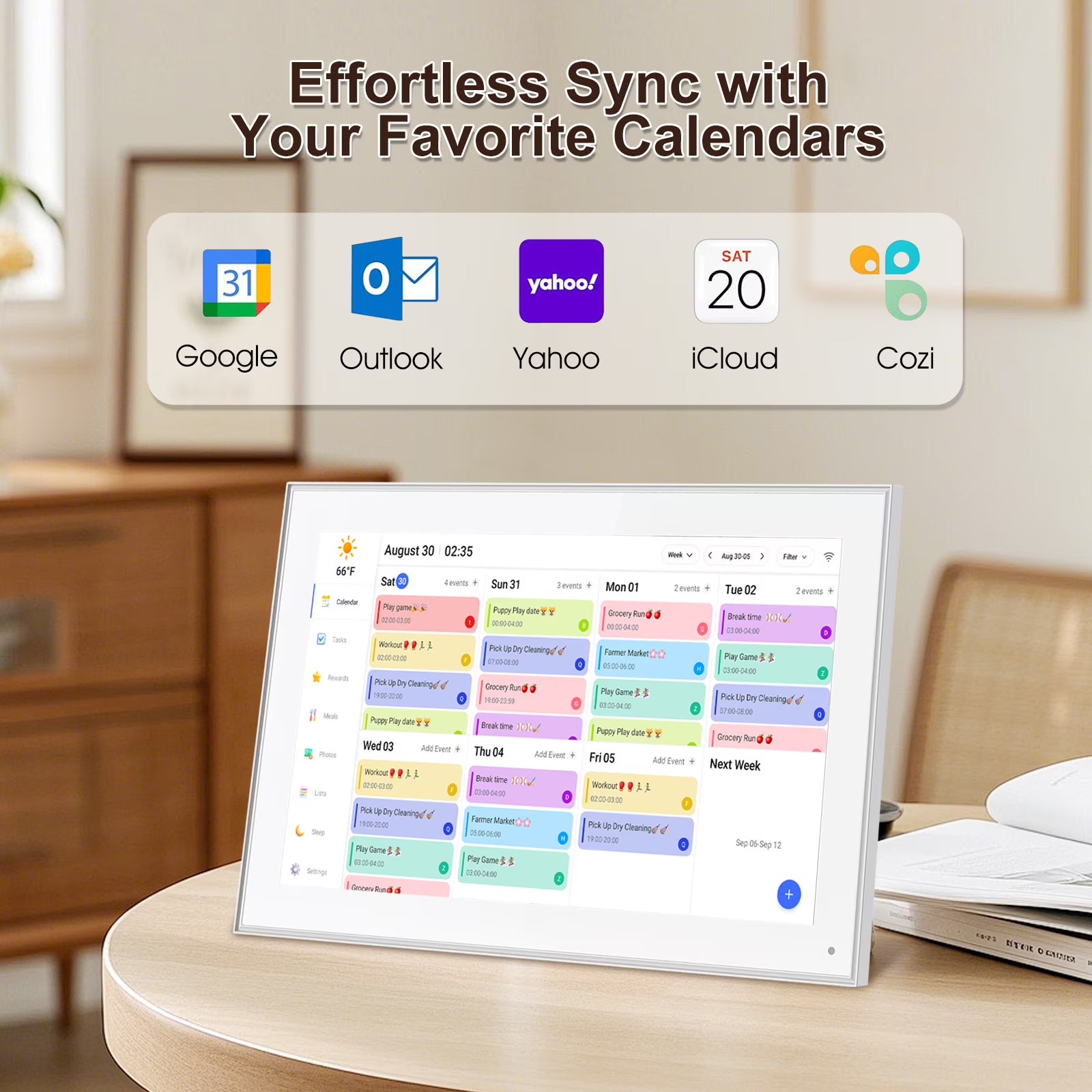 15.6 Inch Digital Calendar Smart Planner & Chore Chart