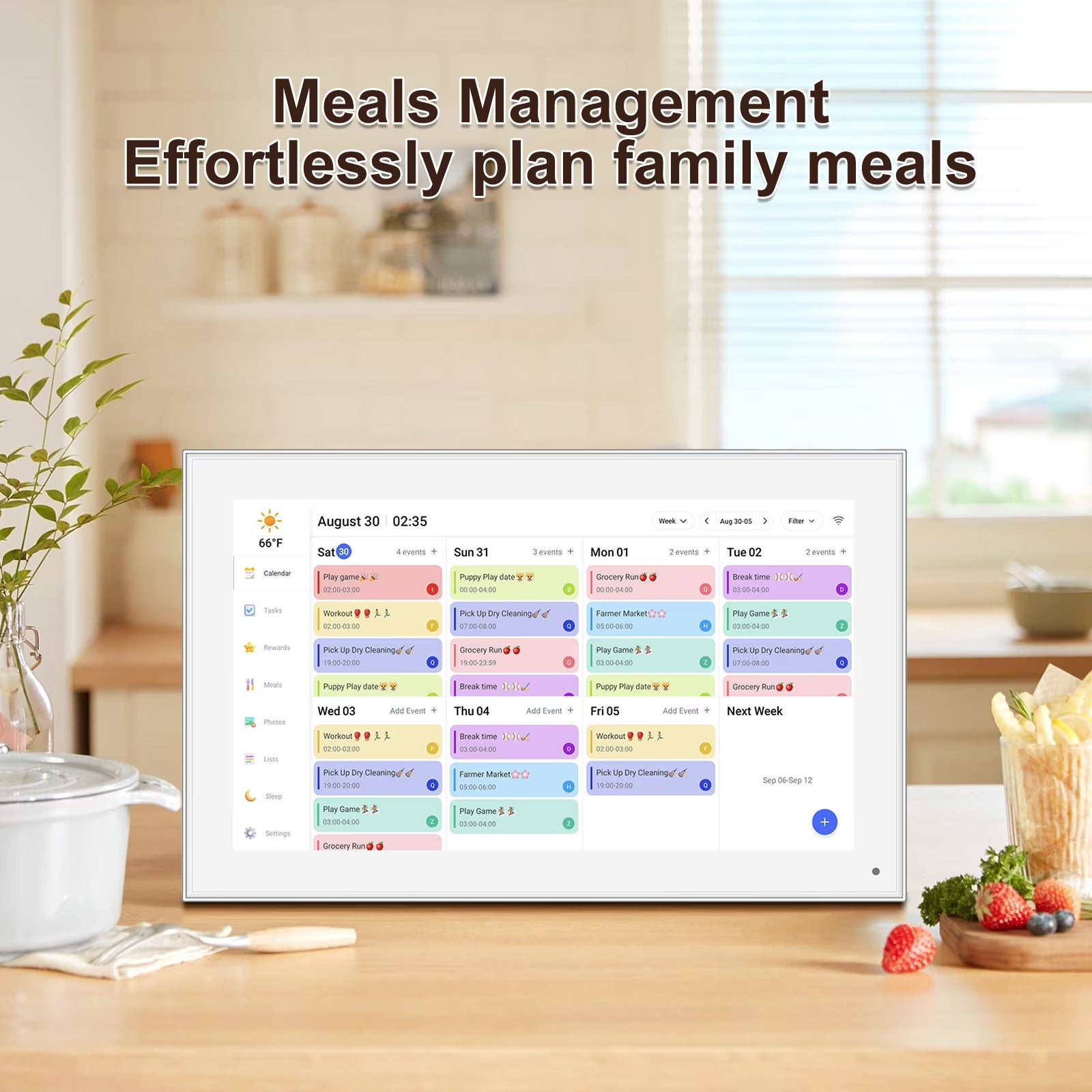 15.6 Inch Digital Calendar Smart Planner & Chore Chart
