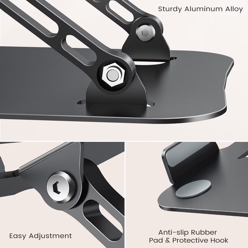 KEXIN Adjustable Aluminum Laptop Stand (10–16 inch)