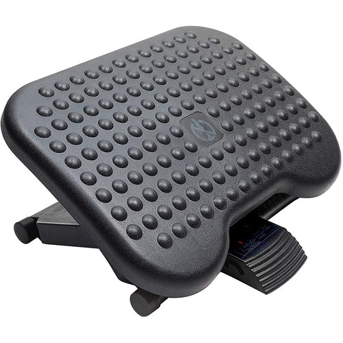 Adjustable Under Desk Footrest with Massage & 3 Height Positions