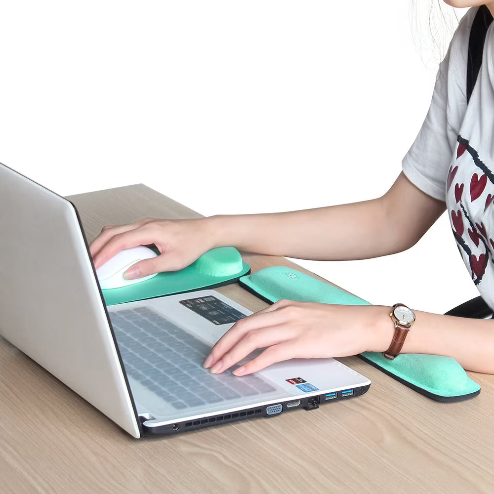 NEX Ergonomic Mouse Pad with Wrist Support (Mint Green)