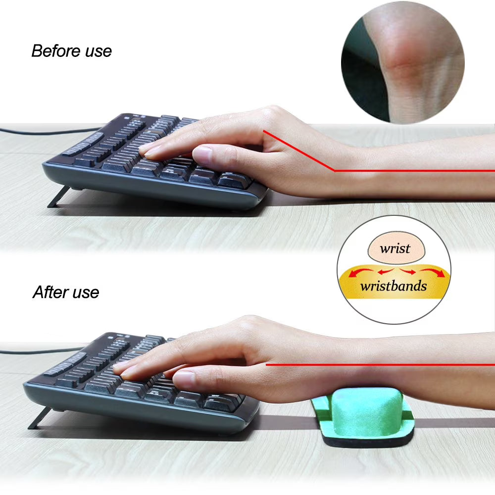 NEX Ergonomic Mouse Pad with Wrist Support (Mint Green)