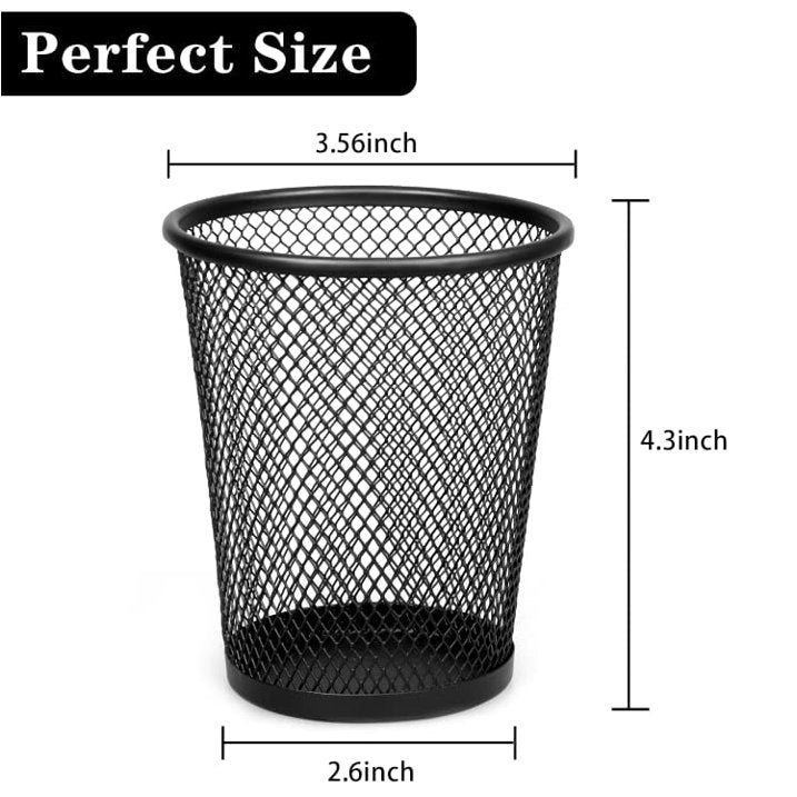 12-Pack Metal Pen Holder Desk Organizer